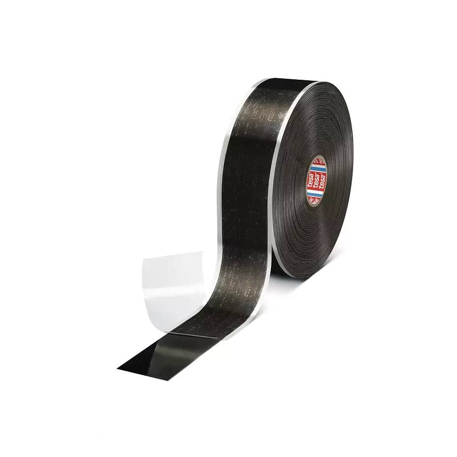 tesa Professional 4600 Xtreme Conditions Abdichtband, 10 m x 50 mm, Schwarz-0