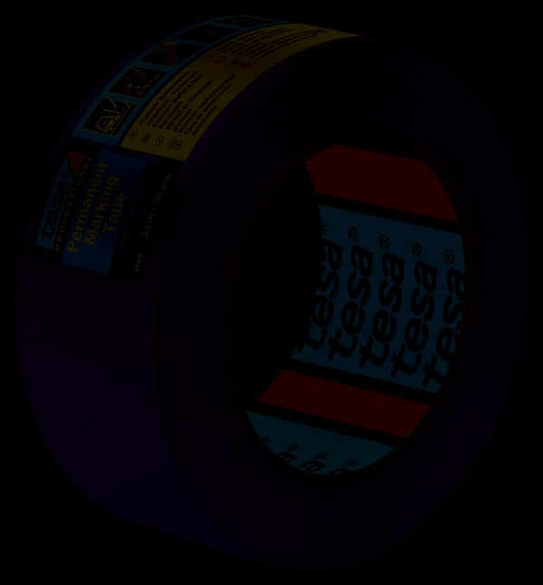 tesa 4169 Bodenmarkierung, 33 m x 50 mm, gelb