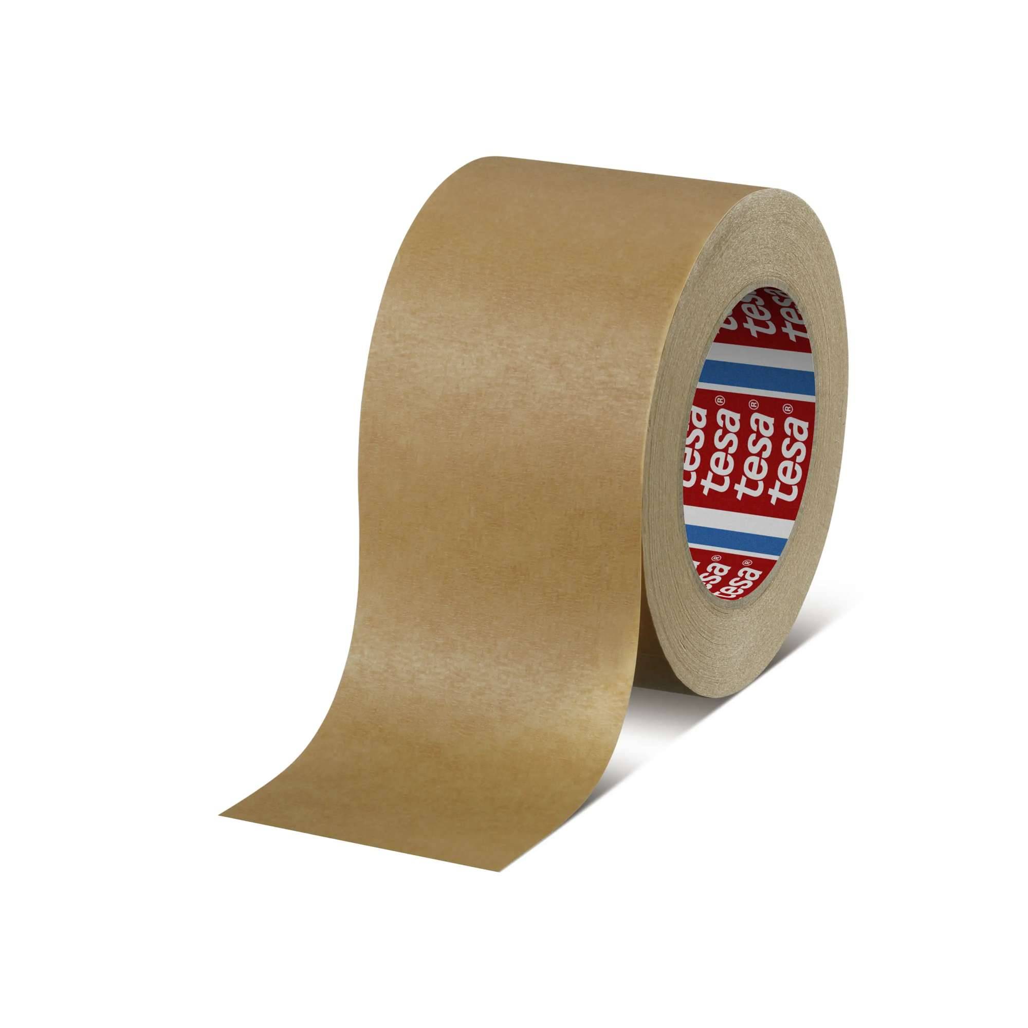 tesakrepp 4309 Temperaturbeständiges Papierabdeckband, 50 m x 75 mm, braun