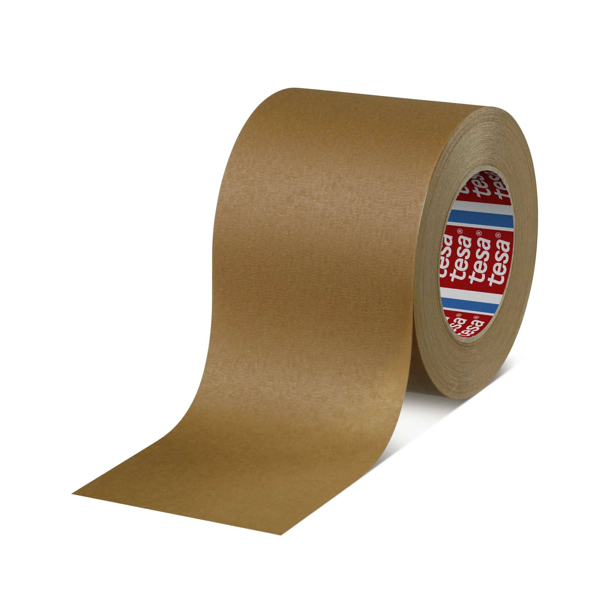tesa 4341 Temperaturbeständiges Abdeckband für Lackierarbeiten, 50 m x 100 mm, braun-0