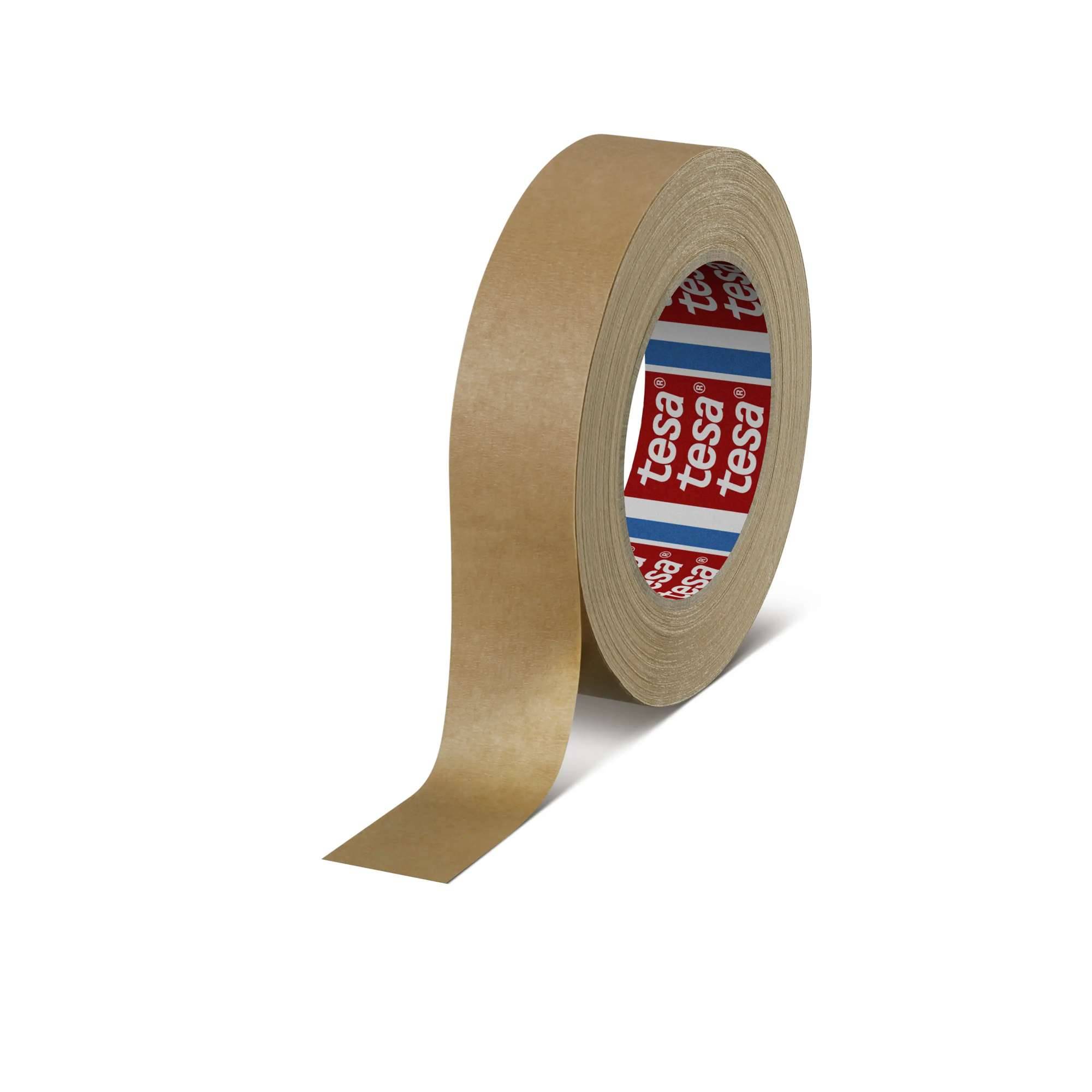 tesakrepp 4309 Temperaturbeständiges Papierabdeckband, 50 m x 30 mm, braun
