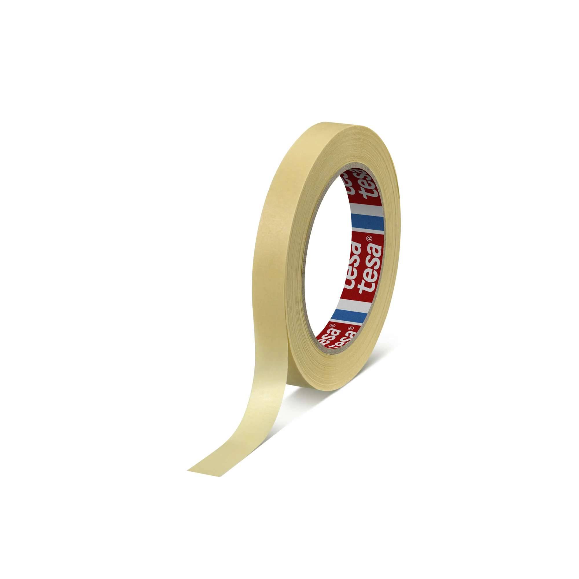 tesakrepp Malerband Allzweckabdeckband Basic 4323, 50 m x 19 mm, gelblich