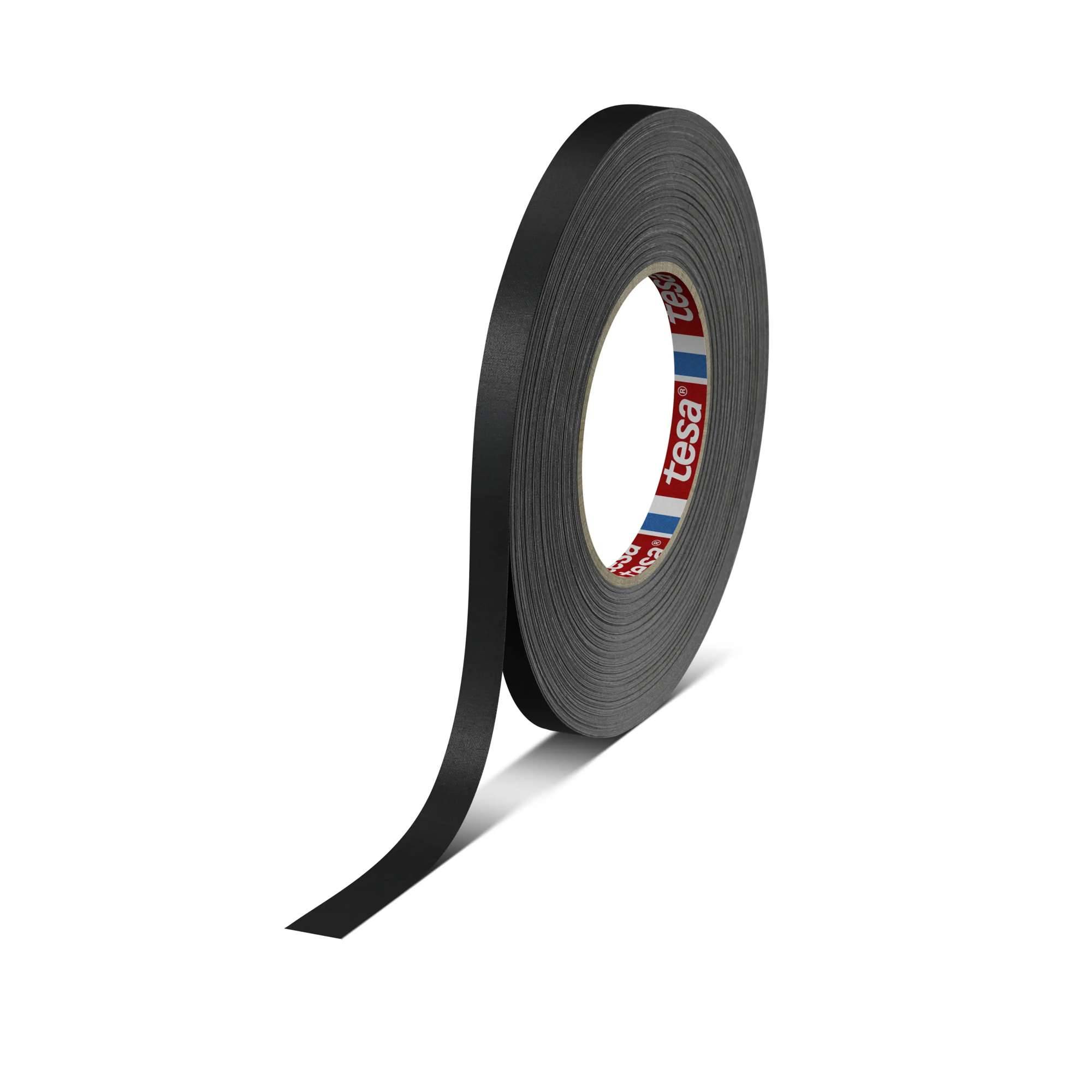 tesaband 4651 Premium Gewebeband, 50 m x 12 mm, schwarz-0
