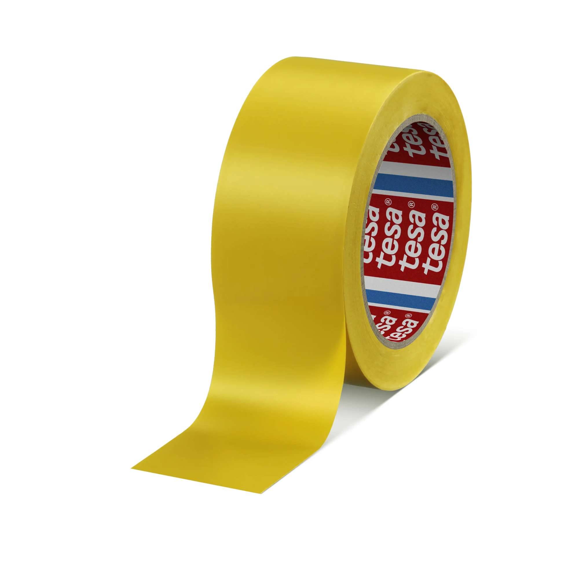 tesa 60760 Bodenmarkierung, 33 m x 50 mm, gelb-0