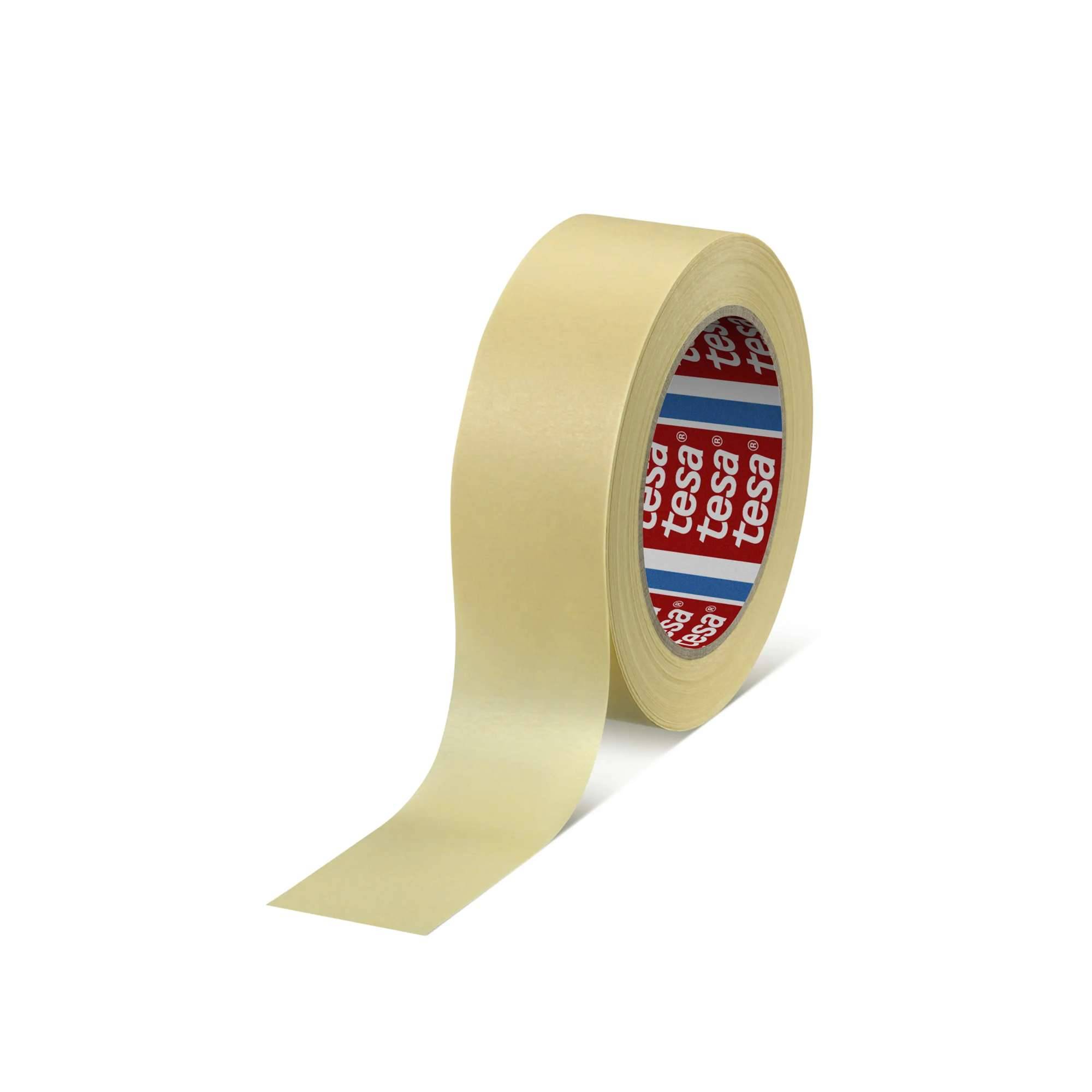 tesakrepp Malerband Allzweckabdeckband Basic 4323, 50 m x 38 mm, gelblich