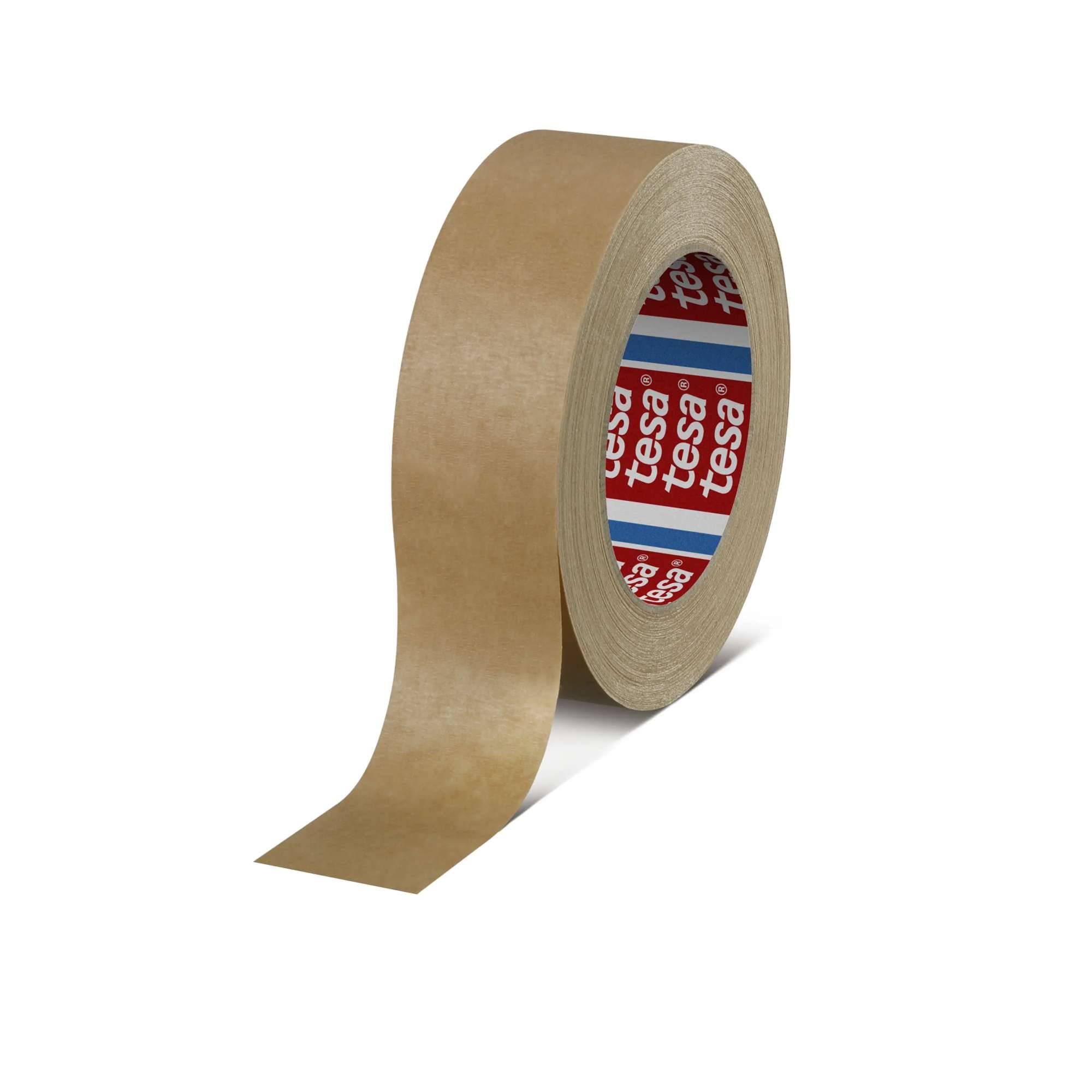 tesakrepp 4309 Temperaturbeständiges Papierabdeckband, 50 m x 38 mm, braun
