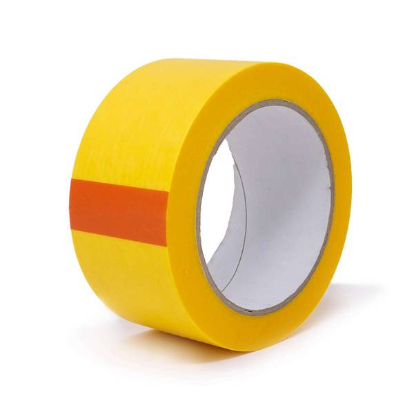 gws Washi Tape, dünnes Goldband für flache Farbkanten, 50 m x 50 mm, gelb
