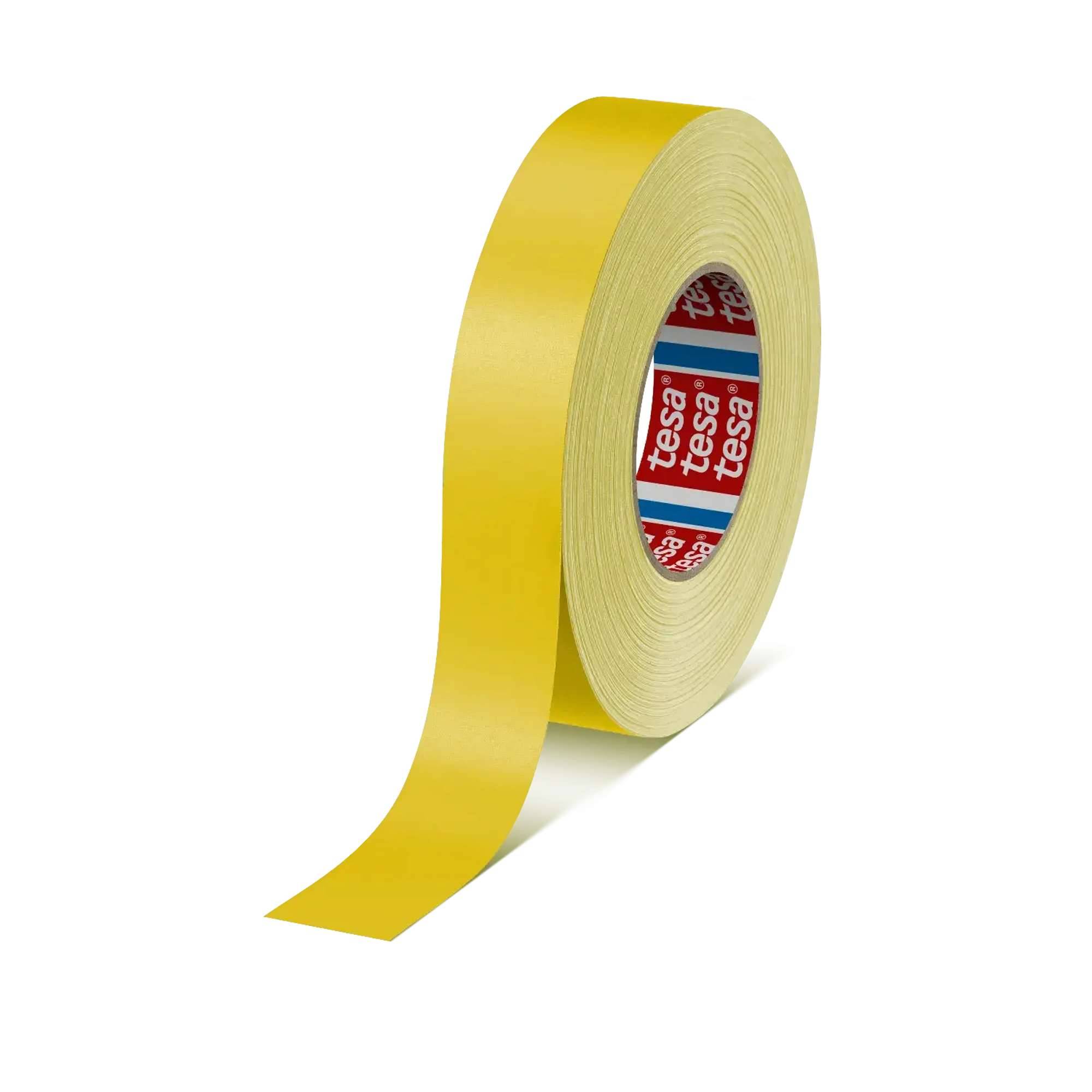 tesaband 4651 Premium Gewebeband, 50 m x 30 mm, gelb