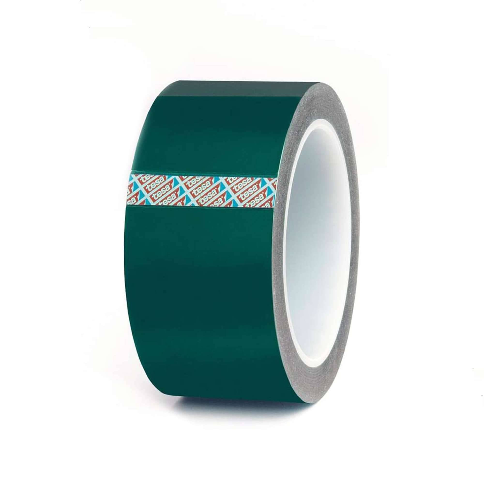 tesa 50600 Polyester Abdeckband, 66 m x 50 mm, grün-0