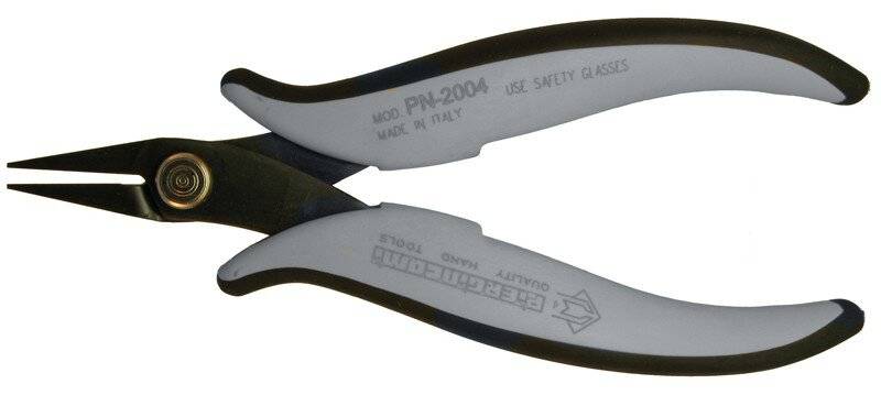 ESD Flachzange, glatt/flach, kurze Nase, 146 mm-0