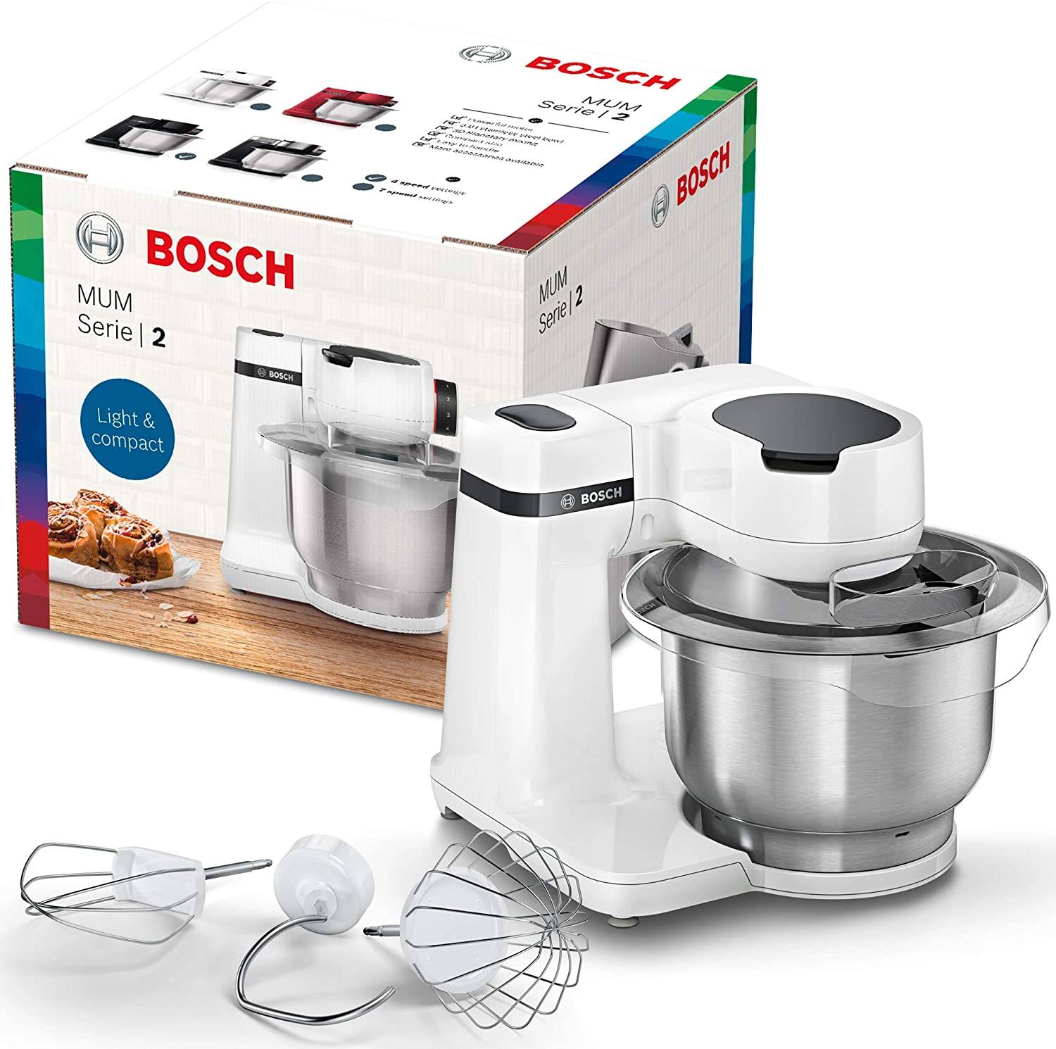 Bosch MUMS2EW 00 K chenmaschine 700 W 3 8 L Edelstahlsch ssel 4