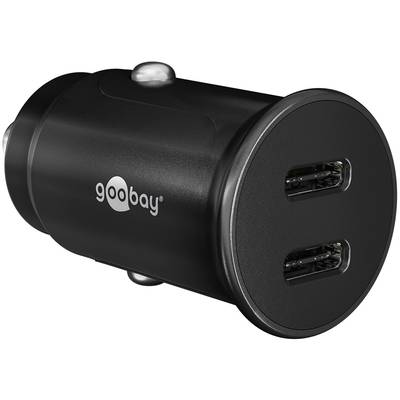Goobay 59705 Dual USB Schnellladegerät PD Zigarettenanzünder / 30W Auto  Ladegerät USB-C Mini Ladestecker 12V / Schwarz kaufen
