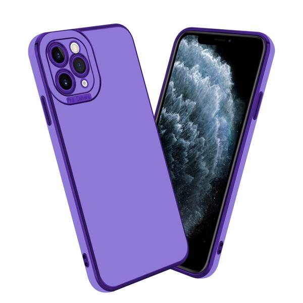 Cadorabo Hülle für Apple iPhone 11 PRO Schutz Hülle in Lila Etui Handyhülle Cover Case TPU Kameraschutz