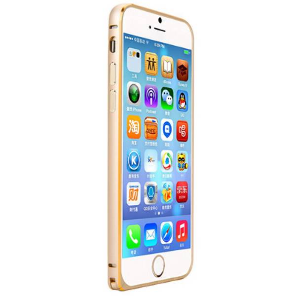 Okmore Metal Bumper für iPhone 6s plus gold