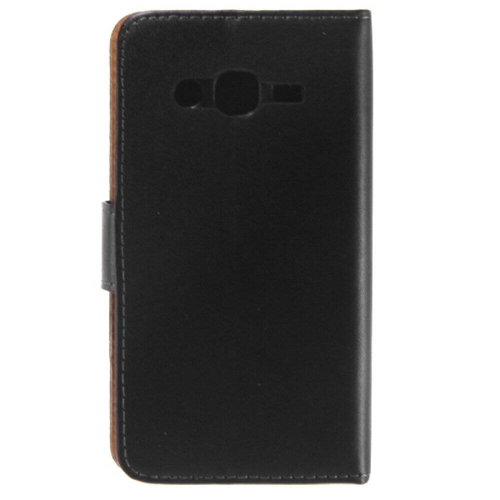 Lederhülle für Galaxy J2 – Schwarz 4250710570850-1