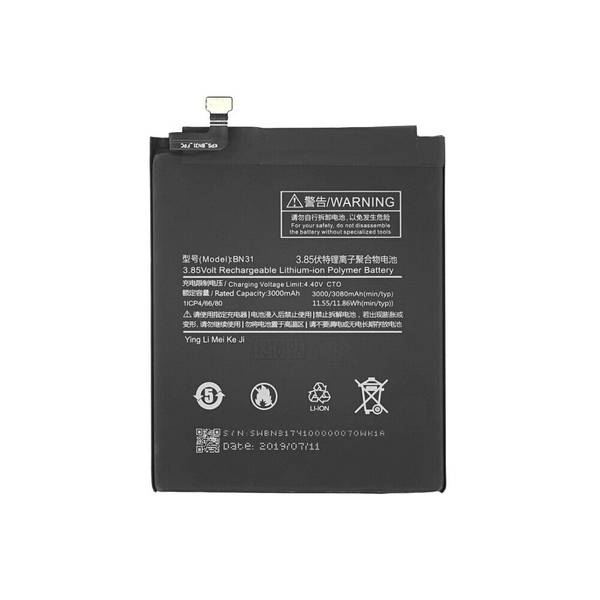 MPS-Akku für Xiaomi Mi A1/Redmi S2 3080 mAh BN31