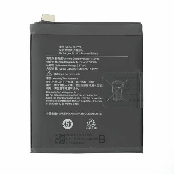 MPS-Akku BLP759 4410 mAh für OnePlus 8 Pro