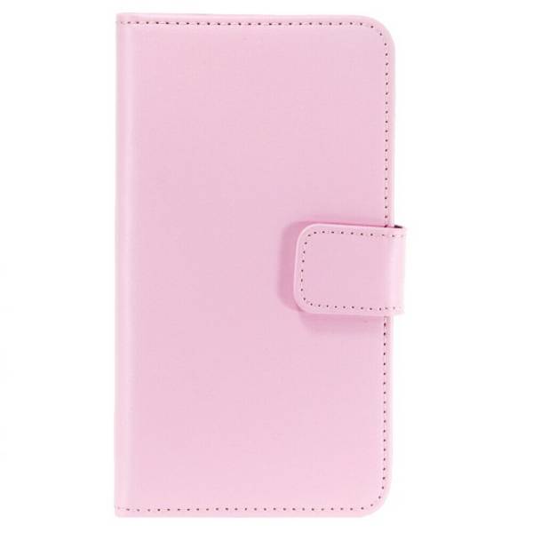 Hülle aus Leder für Galaxy S5 pink 4250710549726