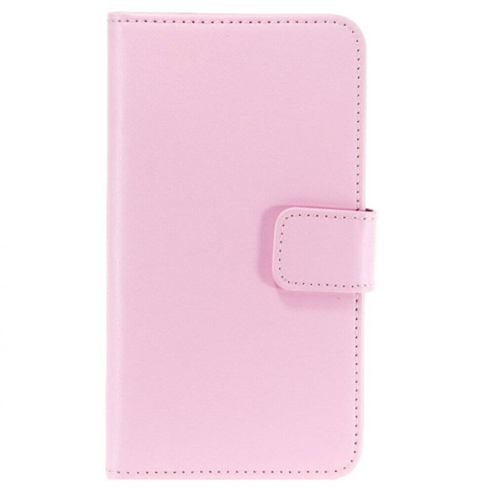 Hülle aus Leder für Galaxy S5 pink 4250710549726-0