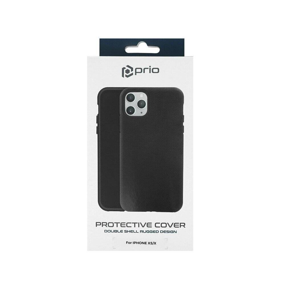 prio Schutzhülle für iPhone XS/X schwarz-2
