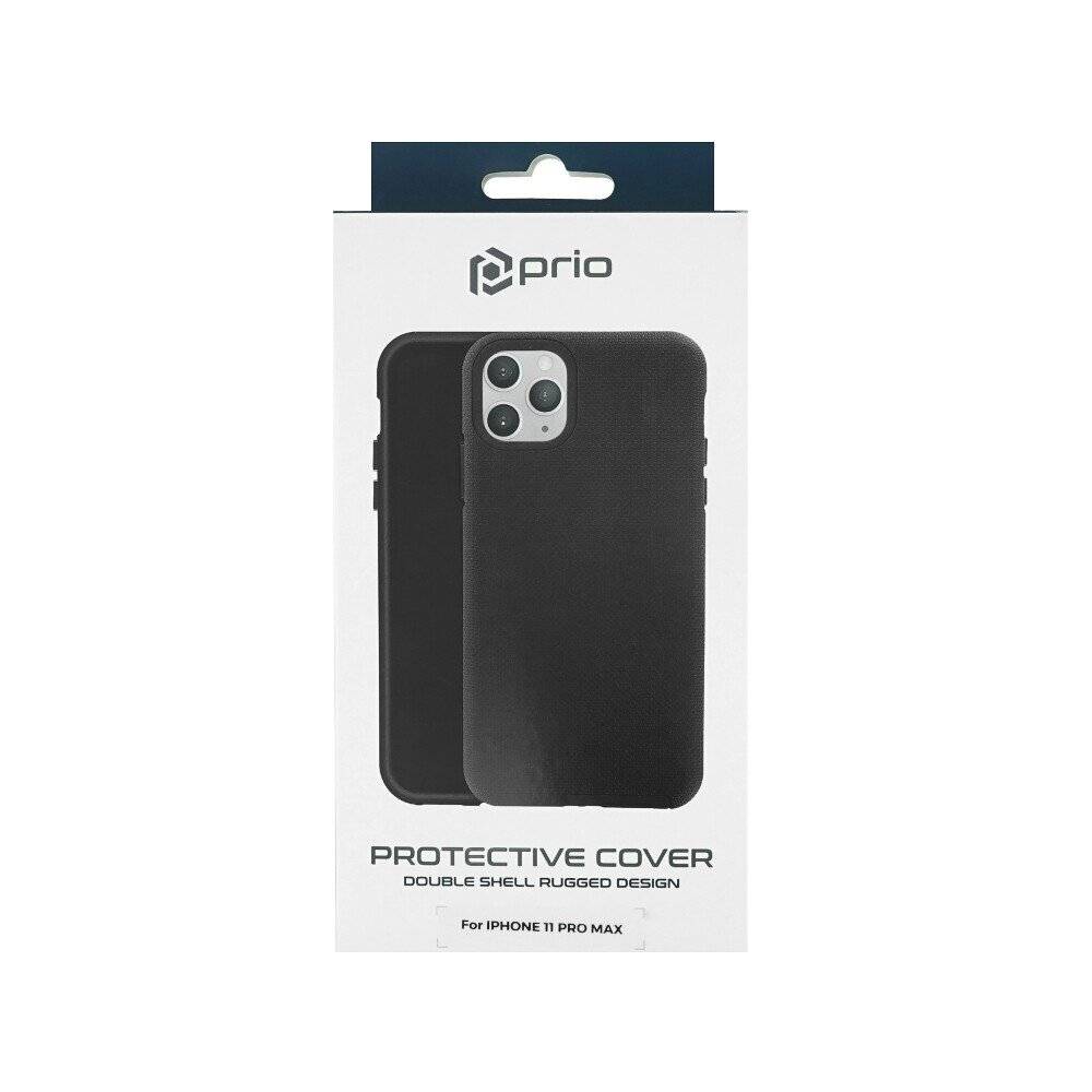 prio Schutzhülle für iPhone 11 Pro Max schwarz-2