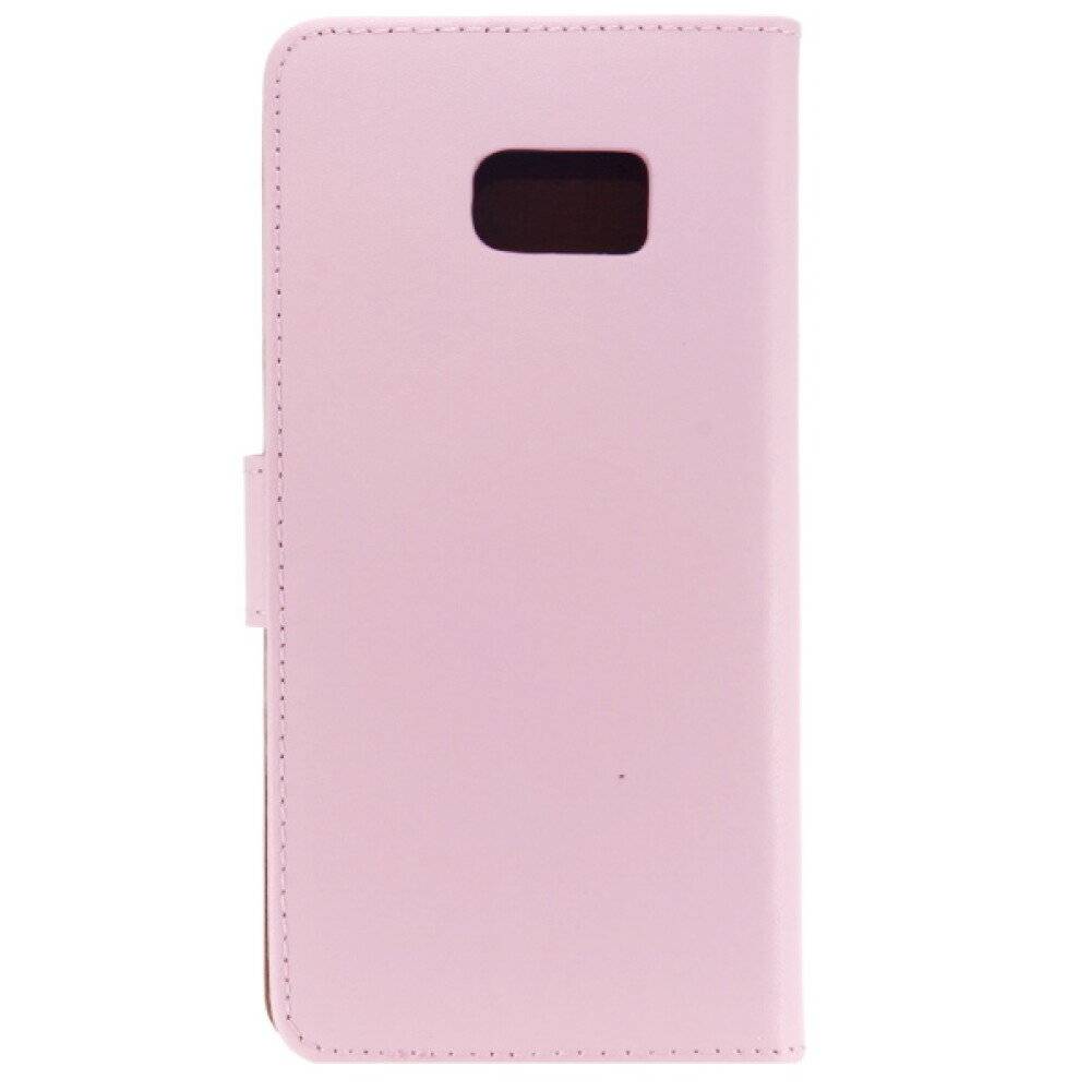 Hülle aus Leder Galaxy S6 Edge Plus Rosa - 4250710564835-1