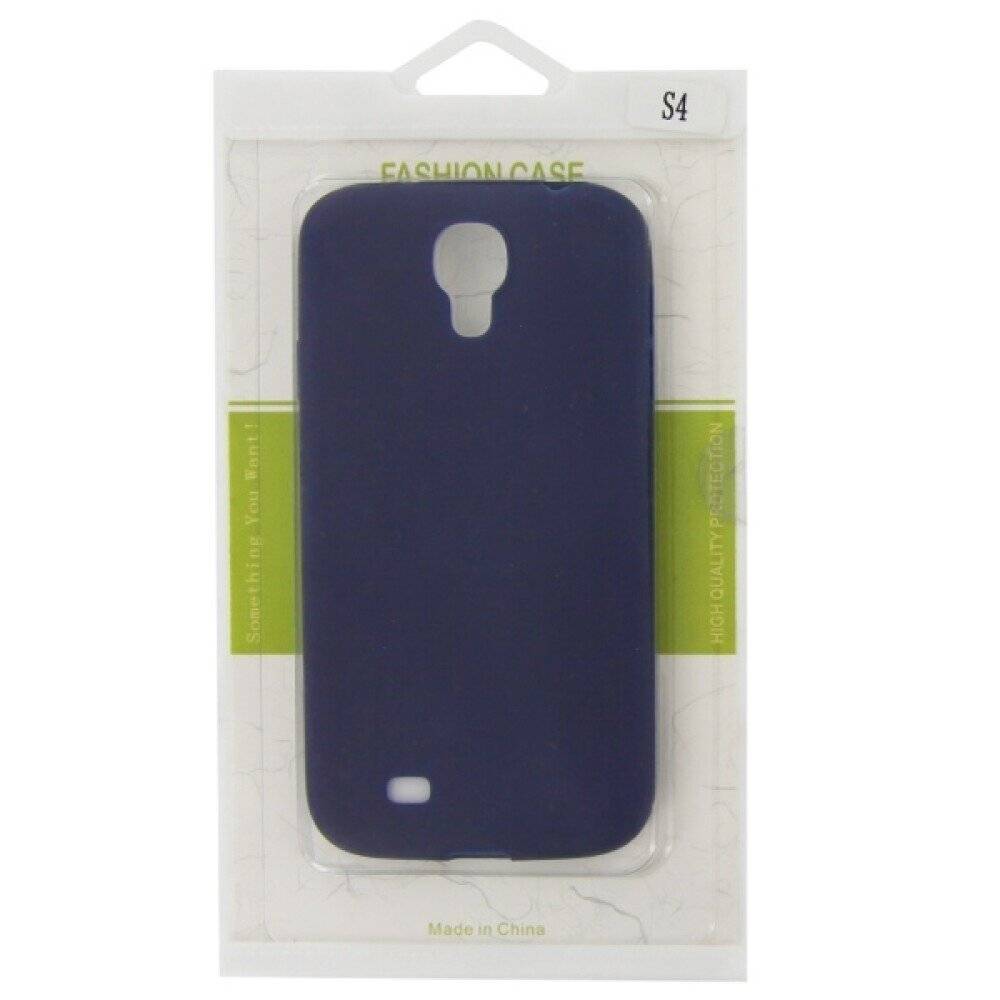 Silicone Case Fashion for Samsung S4 Blue-1
