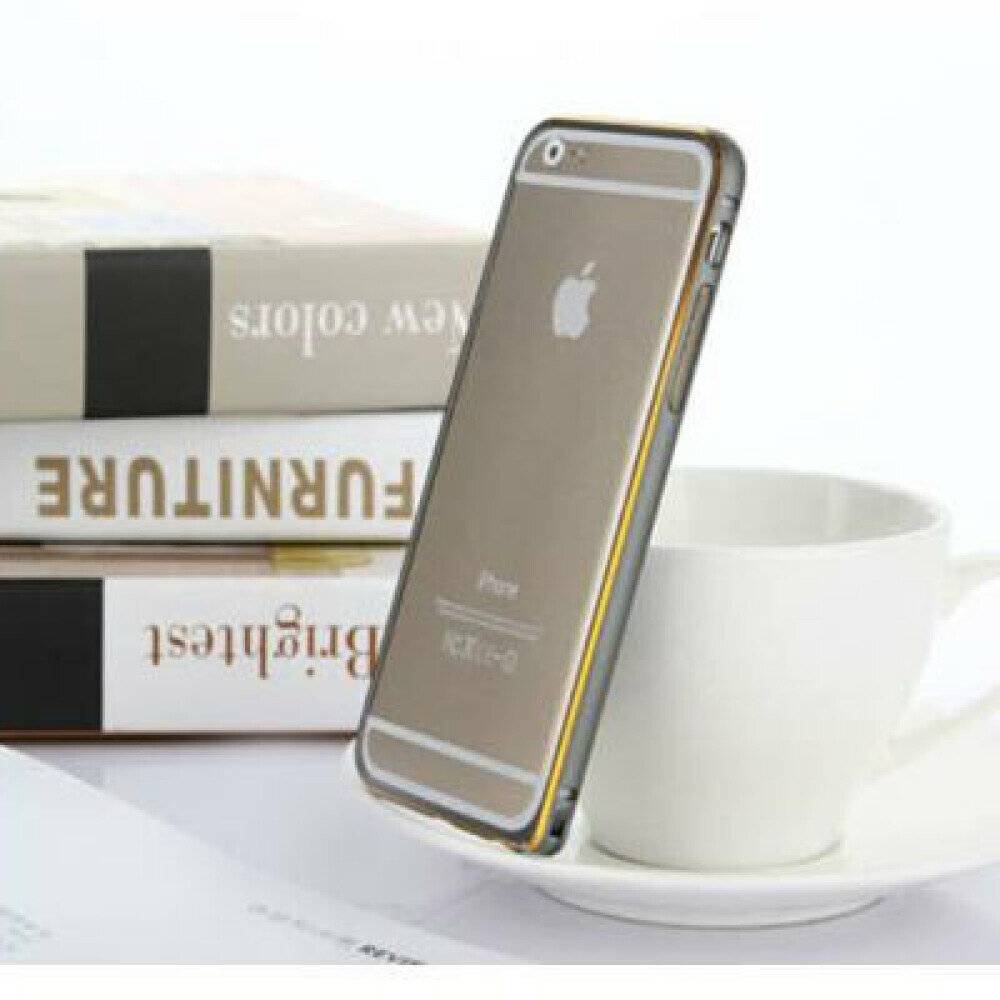 Okmore Metal Bumper für iPhone 6 gold-0