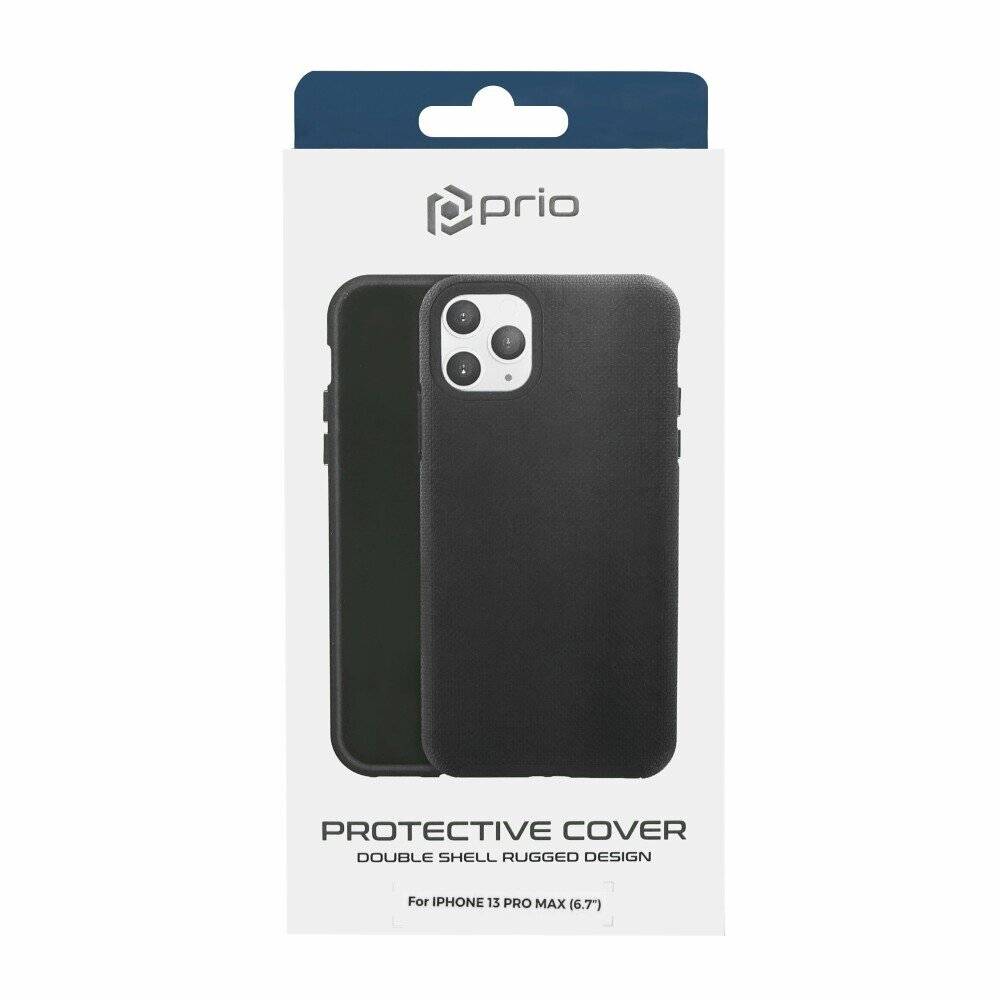 prio Schutzhülle für iPhone 13 Pro Max schwarz-2