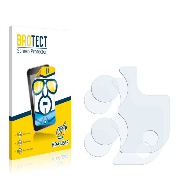 2x BROTECT HD-Clear Displayschutzfolie für Apple iPad Pro 11 WiFi Cellular 2021 (NUR Kamera,