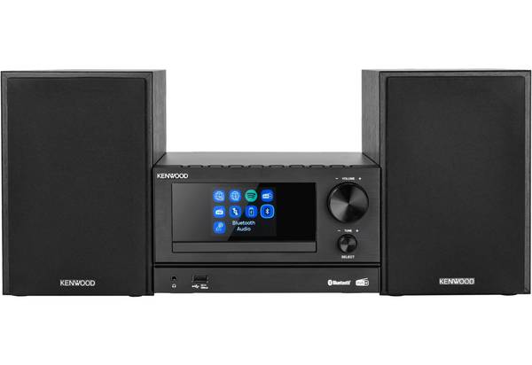 Kenwood Electronics Kenwood M-7000S, Home-Audio-Minisystem, Schwarz, 1 Disks, 30 W, 2-Wege, 6 Ohm