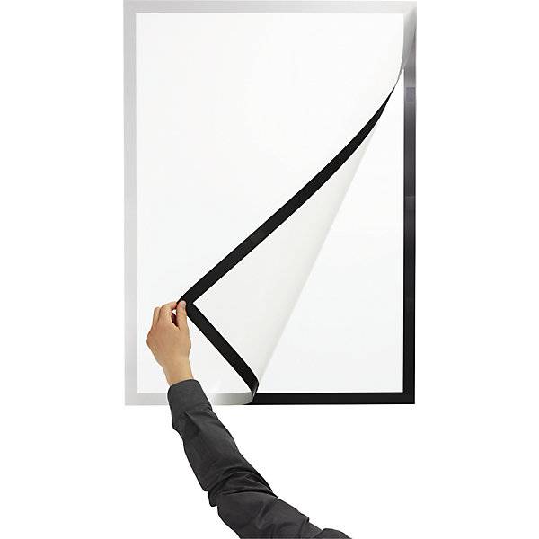 DURAFRAME® Info-Rahmen POSTER selbstklebend für Papierformat A1 silber VE 2 Stk. Durable | Hunke & Jochheim-1