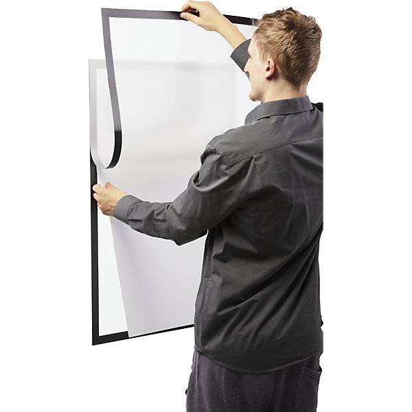 DURAFRAME® Info-Rahmen POSTER selbstklebend für Papierformat A1 silber VE 2 Stk. Durable | Hunke & Jochheim-2