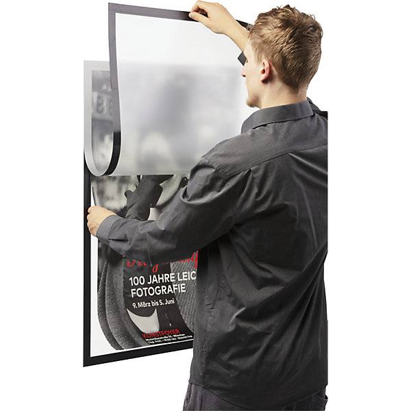 DURAFRAME® Info-Rahmen POSTER selbstklebend für Papierformat A1 silber VE 2 Stk. Durable | Hunke & Jochheim-3