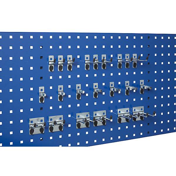 Lochwand-Set Komplett-Set: Lochplatte + 22 Werkzeughalter HxB 457 x 1524 mm. TAKKT Industrial & Packaging GmbH