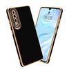 Cadorabo Hülle für Huawei P30 Schutz Hülle in Schwarz Etui Handyhülle Cover Case TPU Kameraschutz