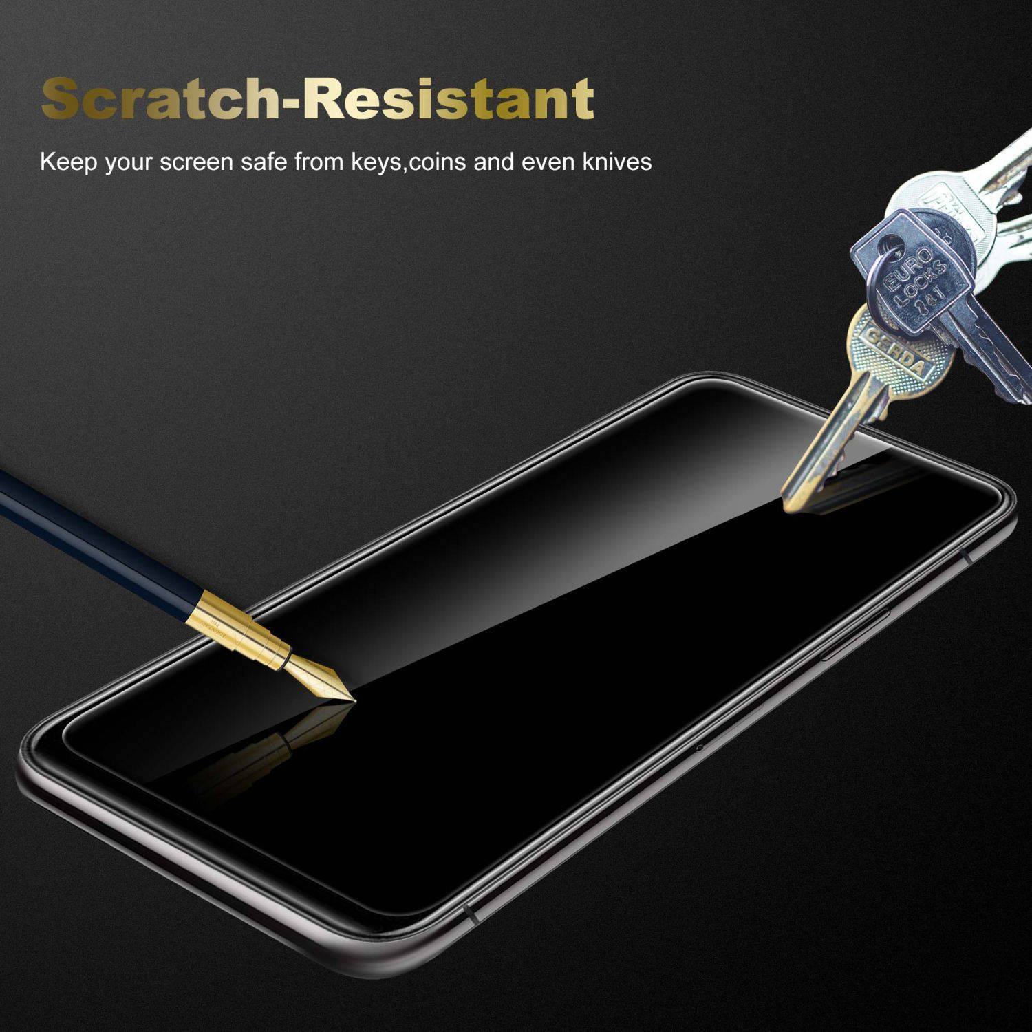 Cadorabo 3x Panzer Folie für Apple iPhone 14 Schutzfolie in Transparent Folie Tempered Display-Schutzglas-4