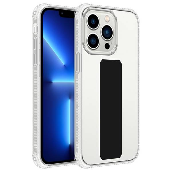Cadorabo Schutzhülle für Apple iPhone 11 PRO MAX Hülle in Schwarz Etui TPU Silikon Case Cover Standfunktion