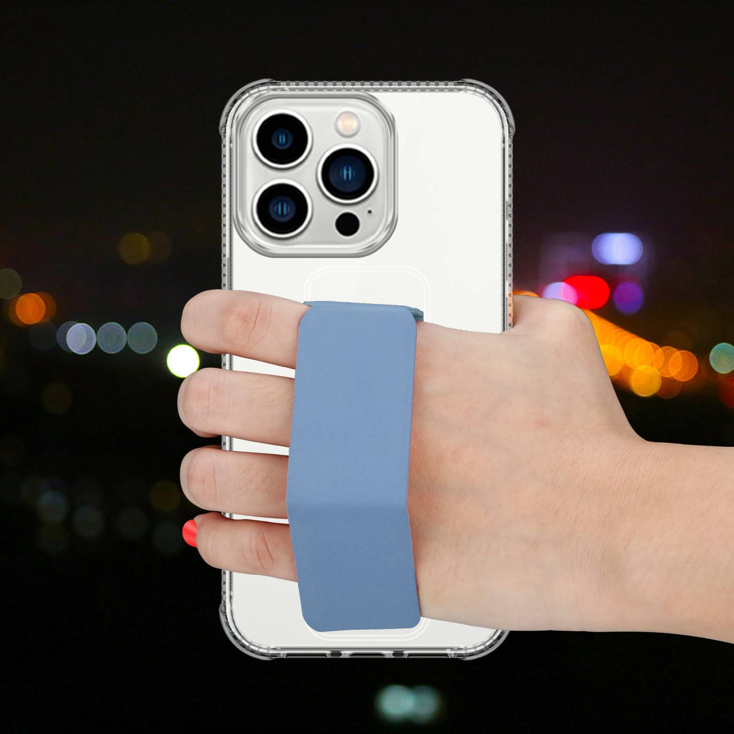 Cadorabo Schutzhülle für Apple iPhone 11 PRO MAX Hülle in Blau Etui TPU Silikon Case Cover Standfunktion-4