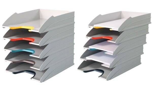 DURABLE Briefablagen-Set VARICOLOR MIX, lichtgrau-2