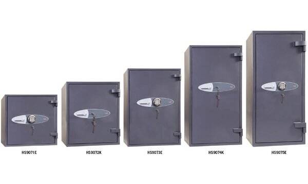 Phoenix HS9073K, Bodensicher, Grau, Schlüssel, 218 l, Boden / Wand, 2 Regale-4