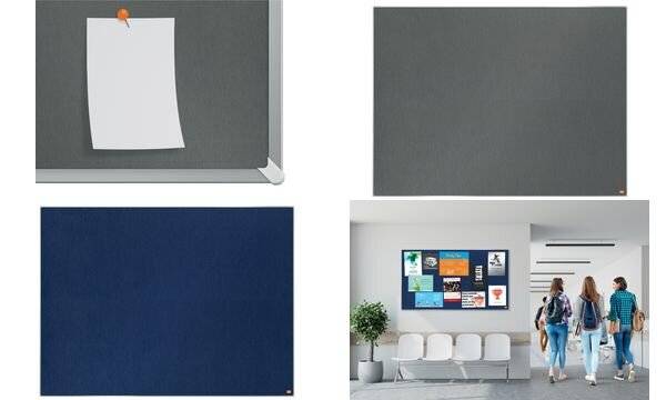 Notiztafel Impression Pro 45x60cm Filz grau-4