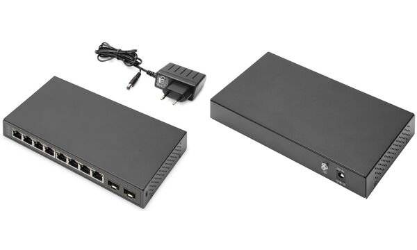 DIGITUS - 8-Port Gigabit Netzwerkswitch, Desktop, Unmanaged-3