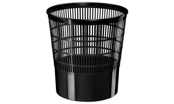 Papierkorb Basics 16l schwarz-1