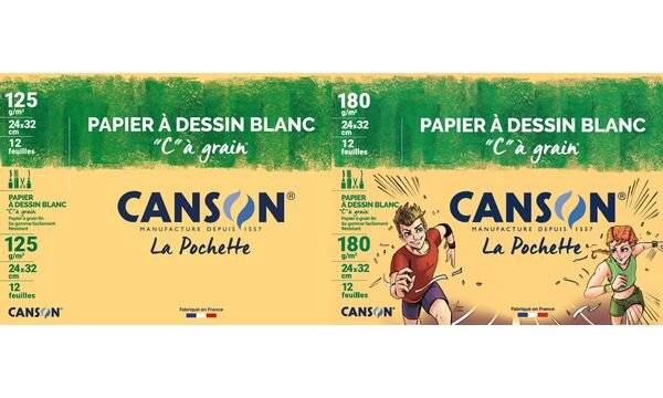 CANSON Zeichenpapier "C" à Grain, DIN A3, 224 g/qm-2