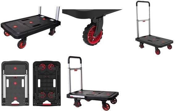 pavo Plattformwagen, Kunststoffplattform, Tragkraft: 150 kg-1