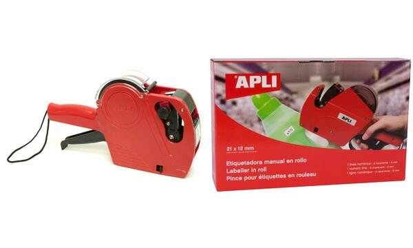 agipa Preisauszeichner 101418, rot, 1-zeilig (66000100)-2