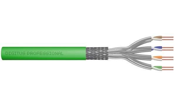 DIGITUS - CAT 8.2 S/FTP Verlegekabel, 100 m, Simplex, Dca-3