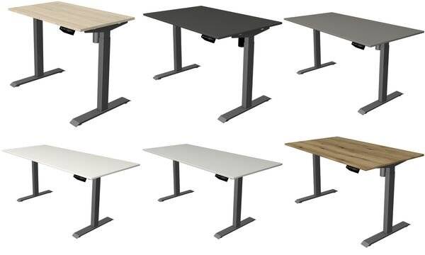 Sitz-/Stehtisch Move 1 elektr. höhenverstellbar BxTxH 140x80 -123cm anthrazit/anthrazit-1
