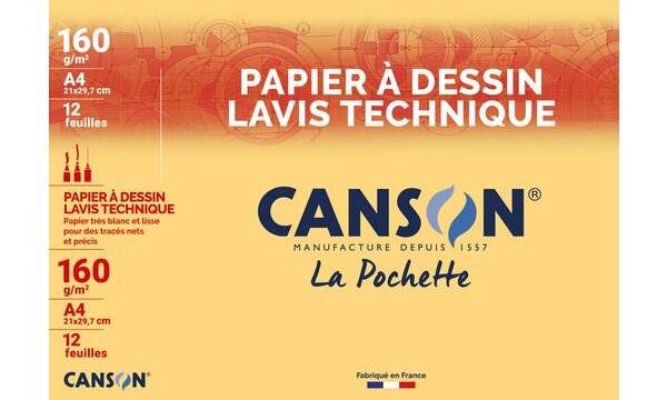 CANSON technisches Zeichenpapier, 240 x 320 mm, 160 g/qm (5297362)-2